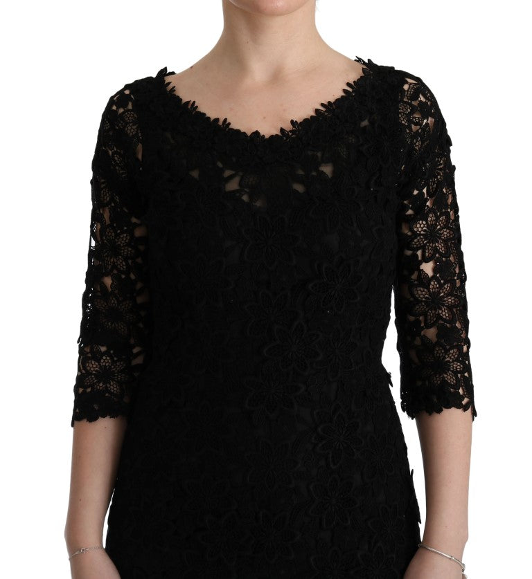 Dolce & Gabbana Black Long Dress for Women additional view
