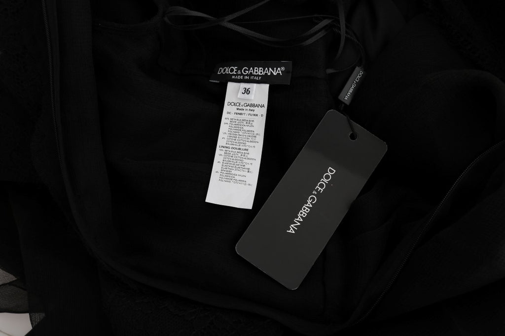 Dolce & Gabbana Black Long Dress for Women additional view