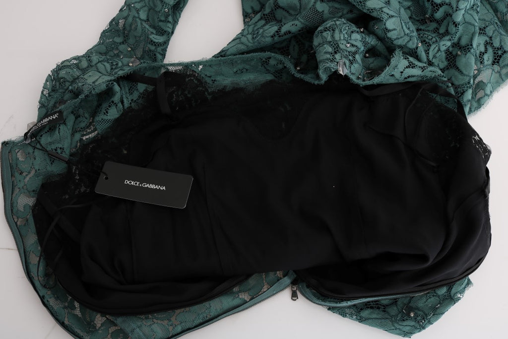 Dolce & Gabbana Green Long Dress for Women additional view