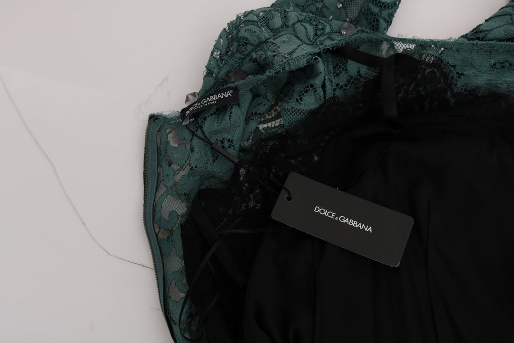 Dolce & Gabbana Green Long Dress for Women additional view