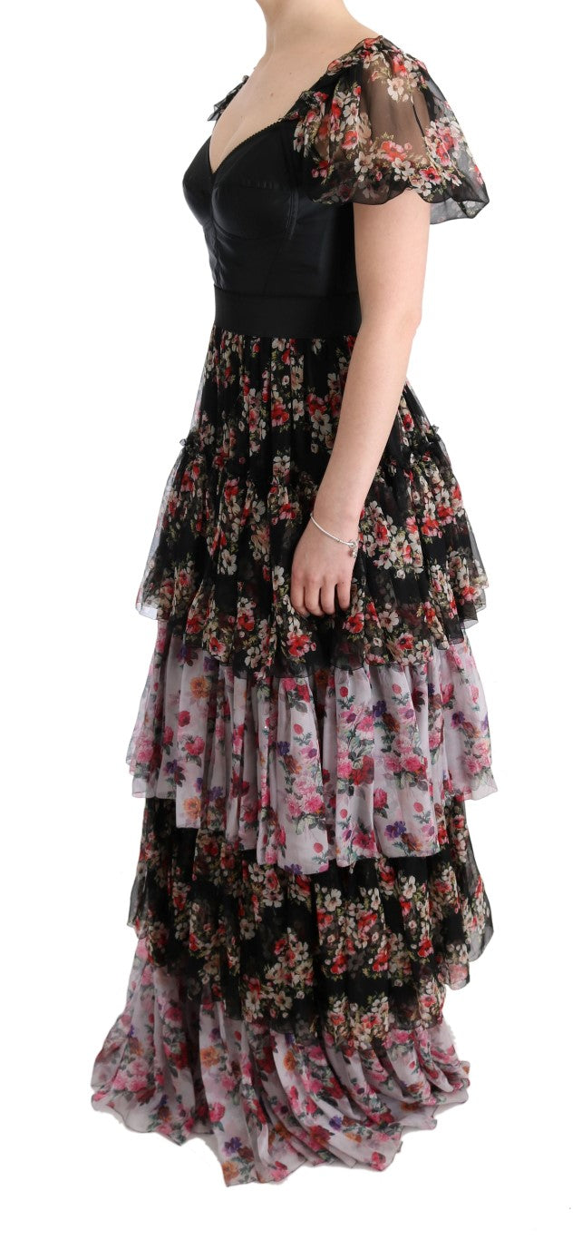 Dolce & Gabbana Multicolor Long Dress for Women alternate view