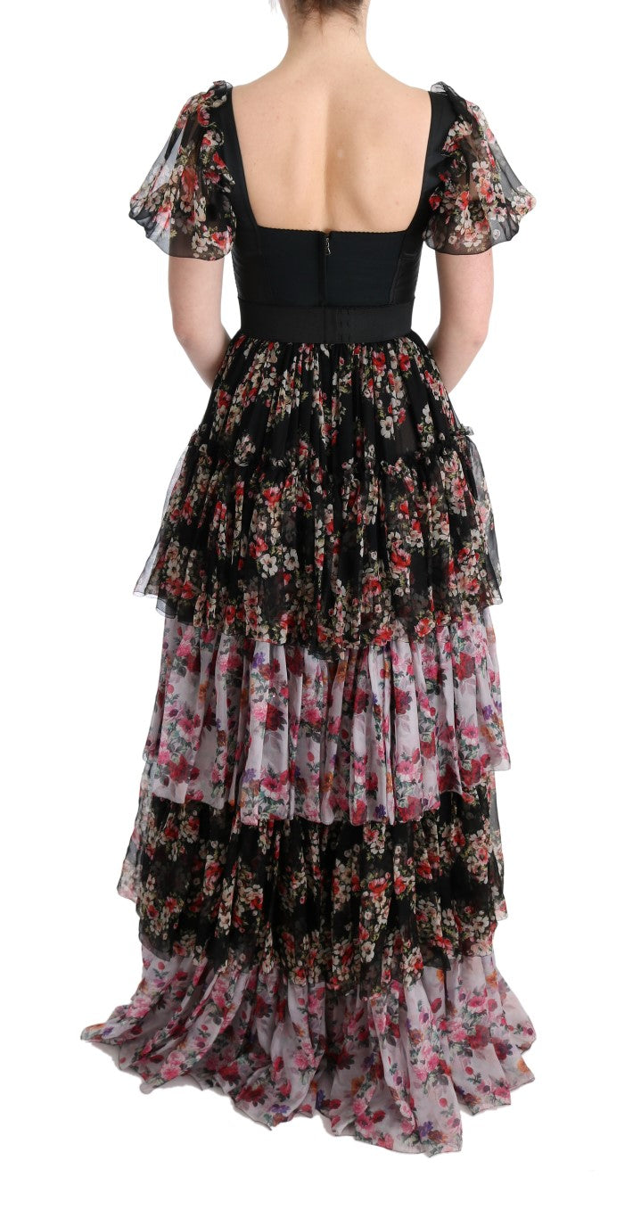 Dolce & Gabbana Multicolor Long Dress for Women detail view