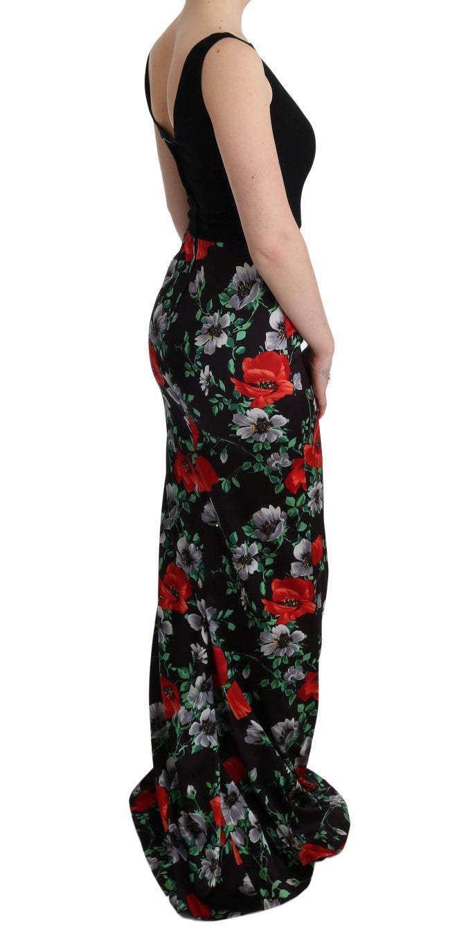 Dolce & Gabbana Multicolor Long Dress for Women side view