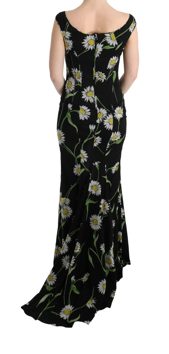 Dolce & Gabbana Black Long Dress for Women detail view