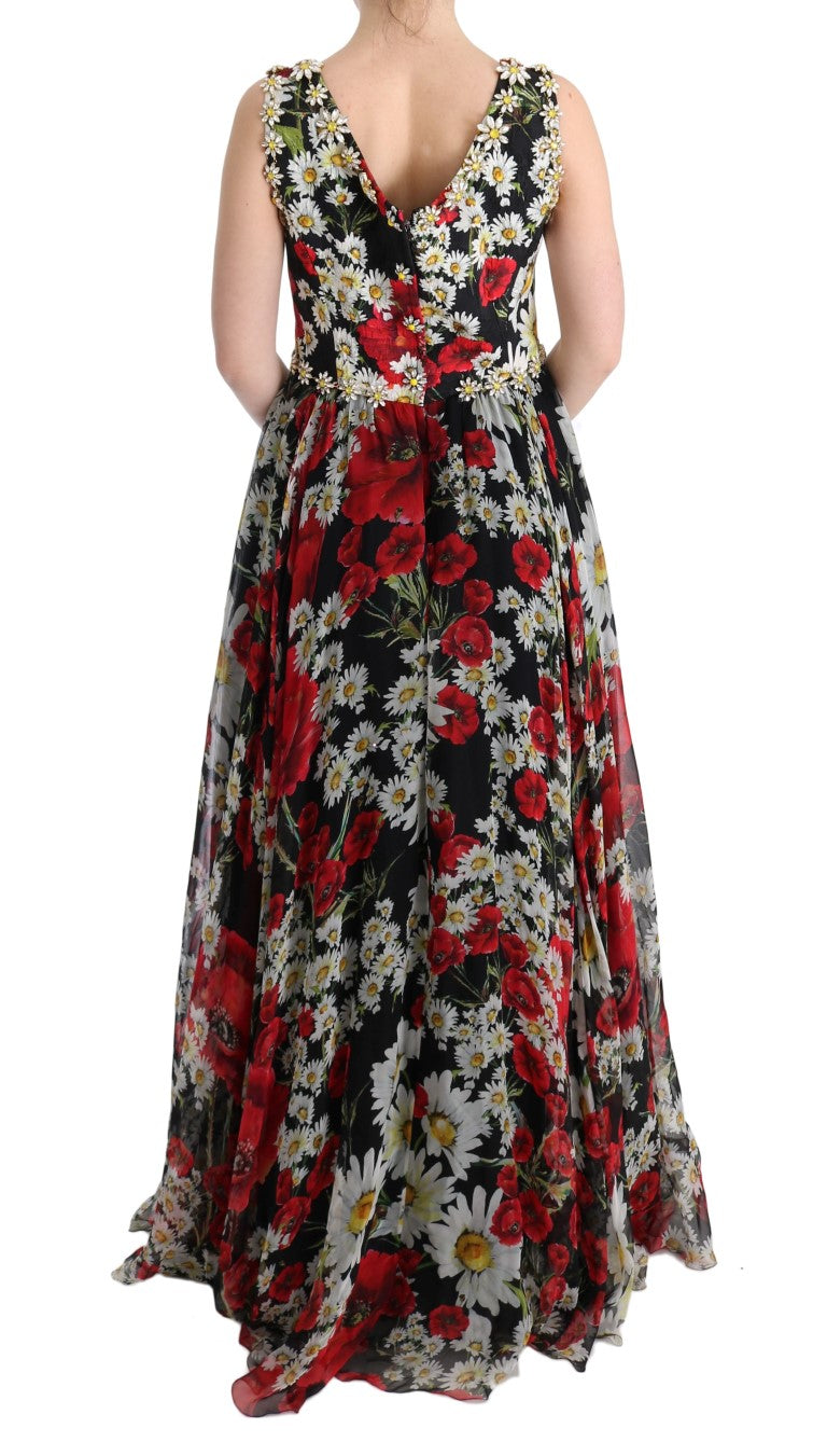 Dolce & Gabbana Multicolor Long Dress for Women detail view