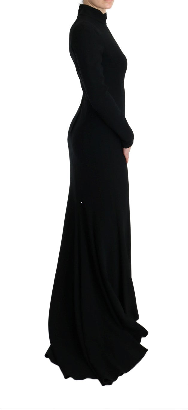 Dolce & Gabbana Black Long Dress for Women side view