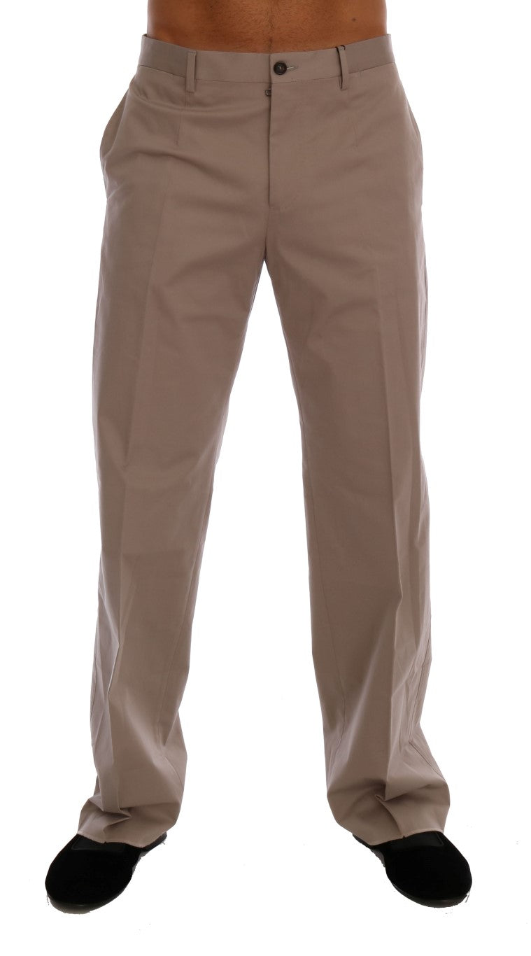 Dolce & Gabbana Beige Chino Pants for Men