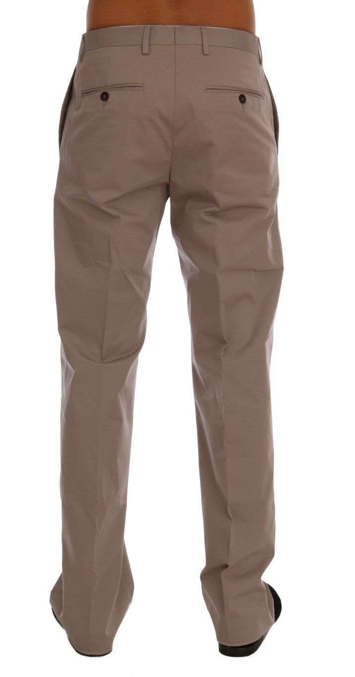 Dolce & Gabbana Beige Chino Pants for Men detail view