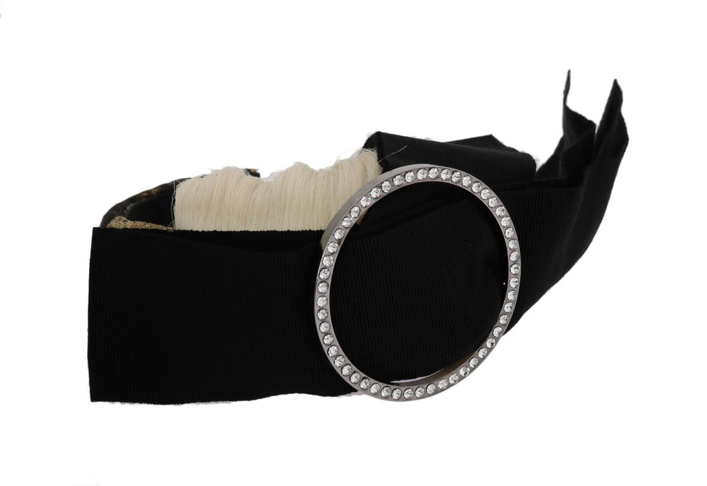 Dolce & Gabbana Black Headbands for Women side view