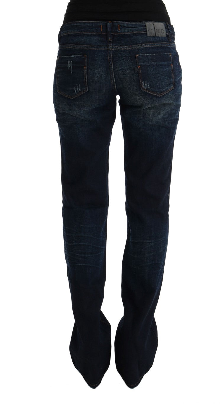 Costume National Blue Skinny Jeans for Women detail view