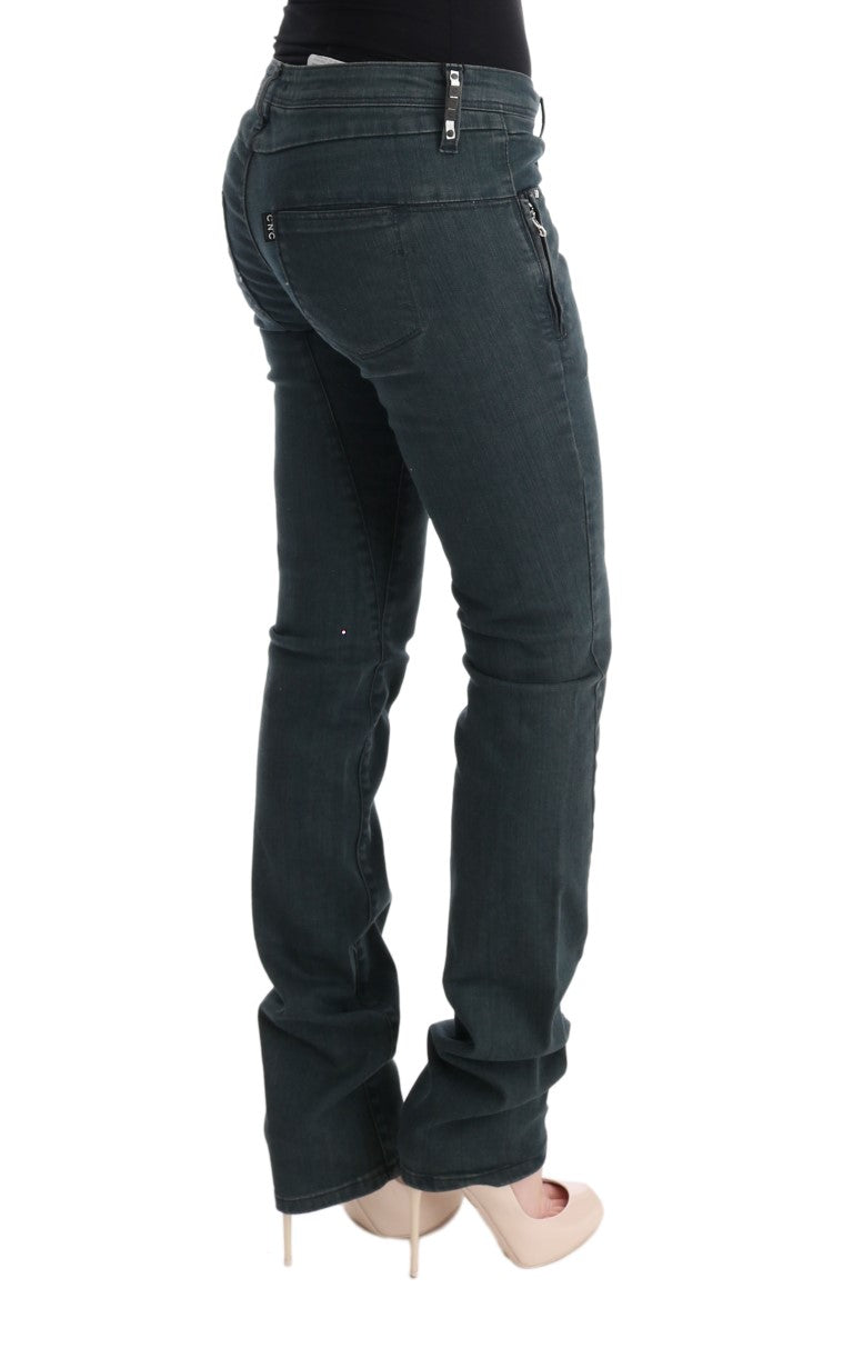 Costume National Grey Slim Fit Jeans for Women side view