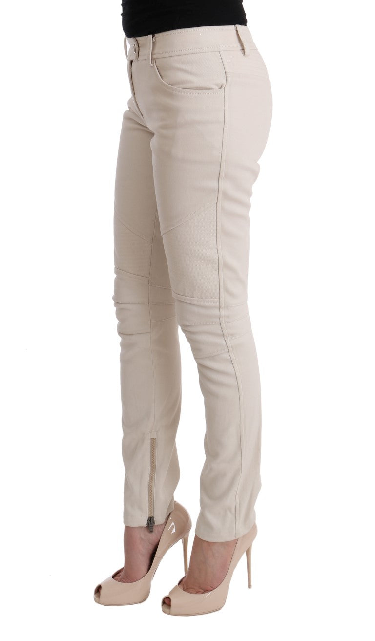 Ermanno Scervino White Slim Fit Jeans for Women alternate view