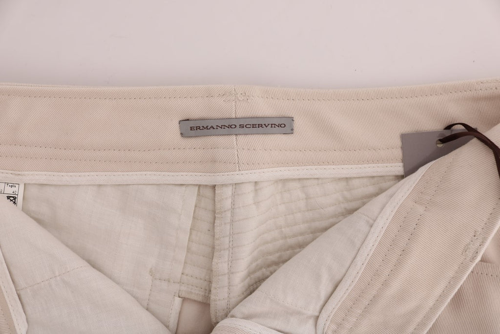 Ermanno Scervino White Slim Fit Jeans for Women additional view