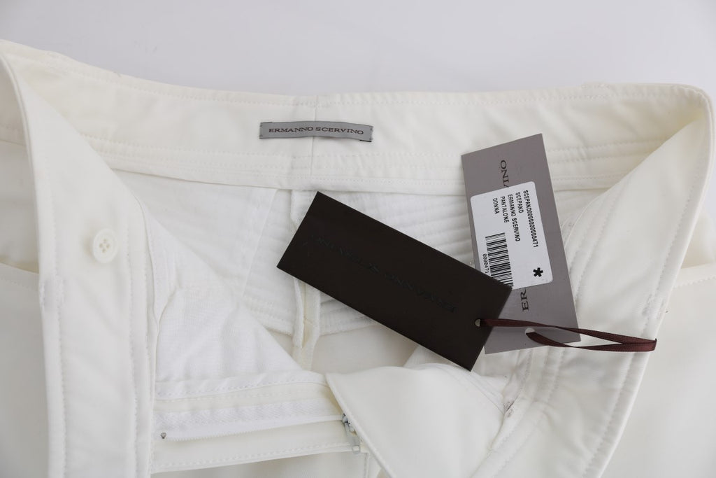 Ermanno Scervino White Casual Pants for Women additional view