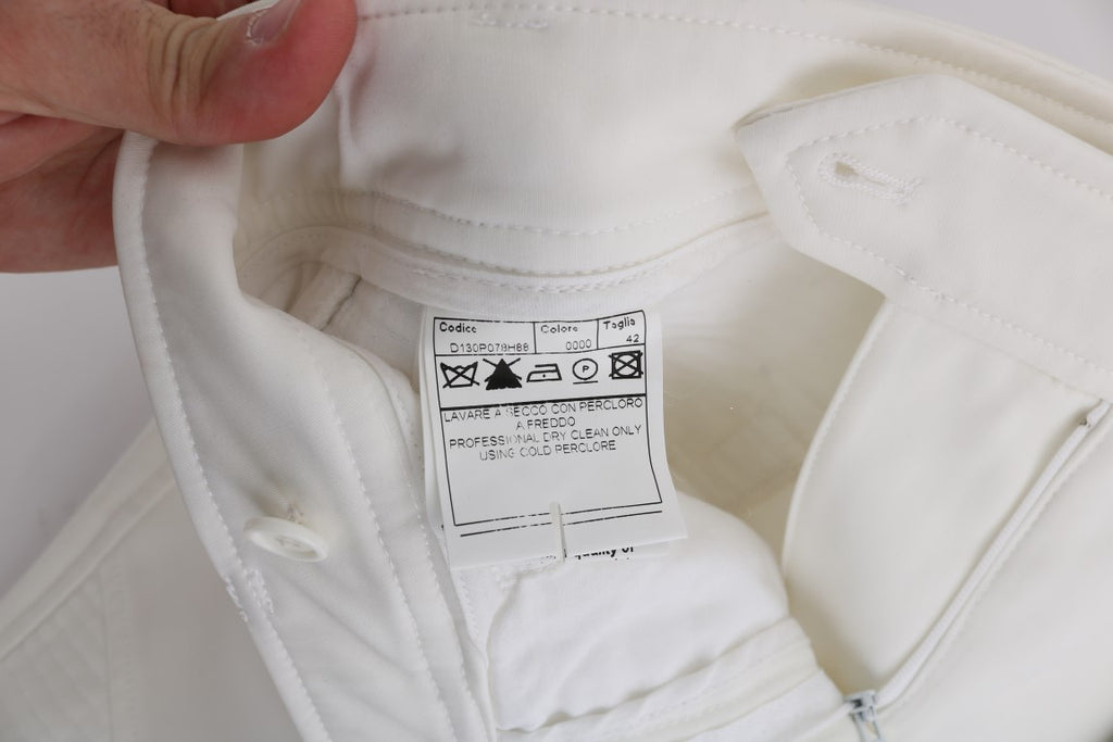 Ermanno Scervino White Casual Pants for Women additional view