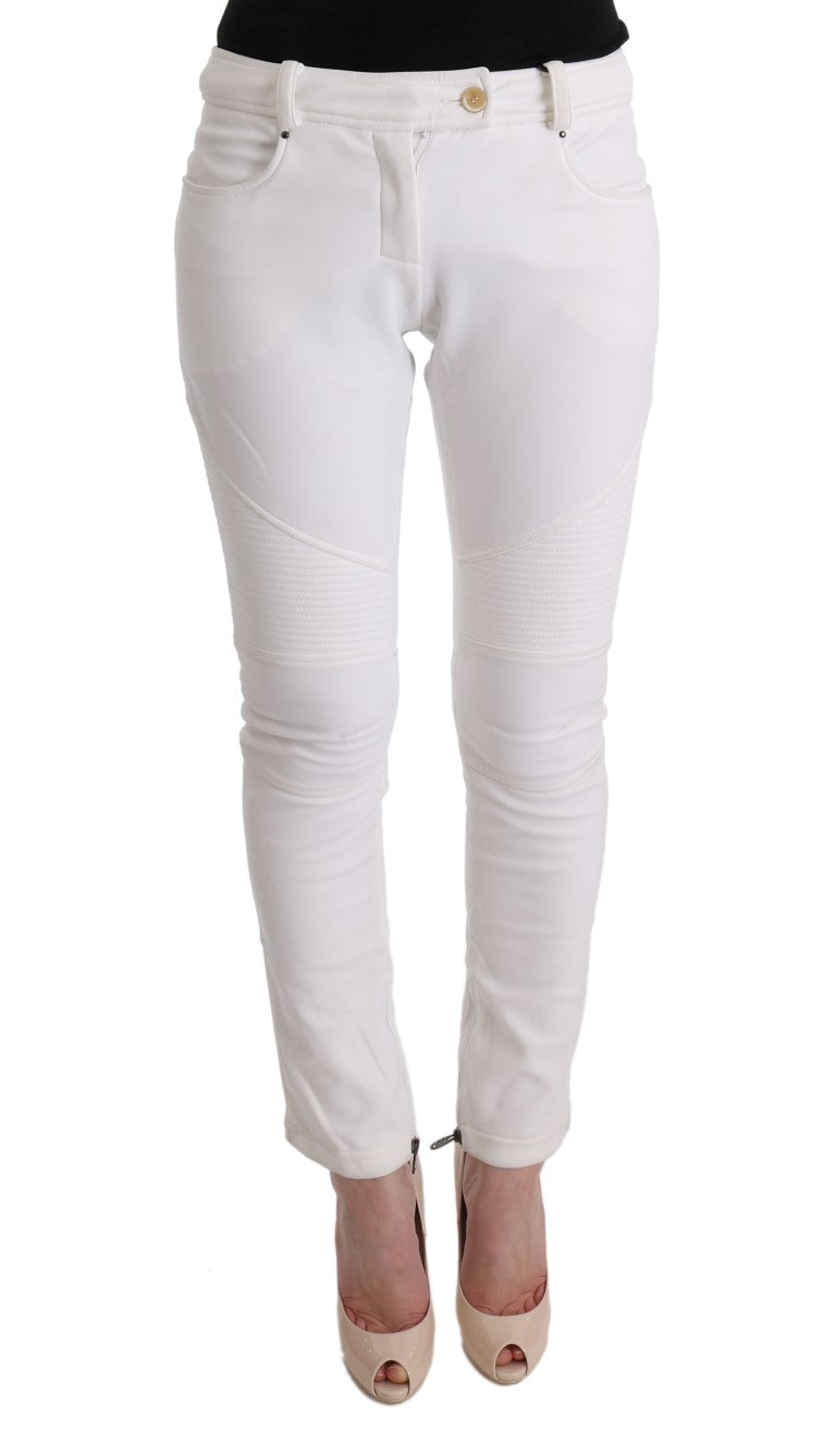 Ermanno Scervino White Casual Pants for Women