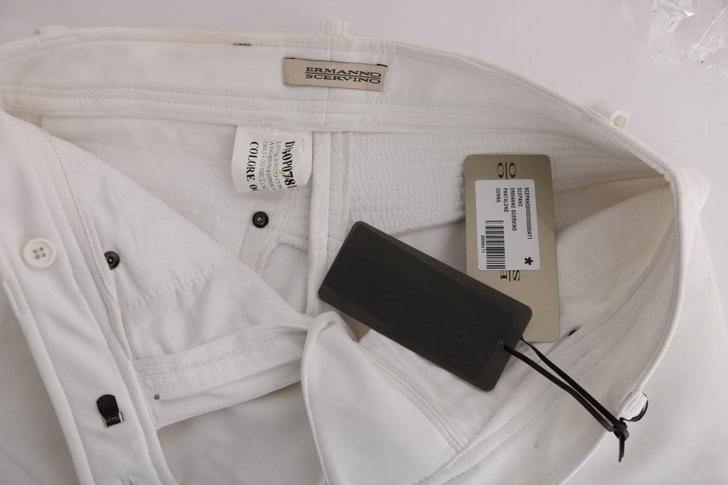 Ermanno Scervino White Casual Pants for Women additional view