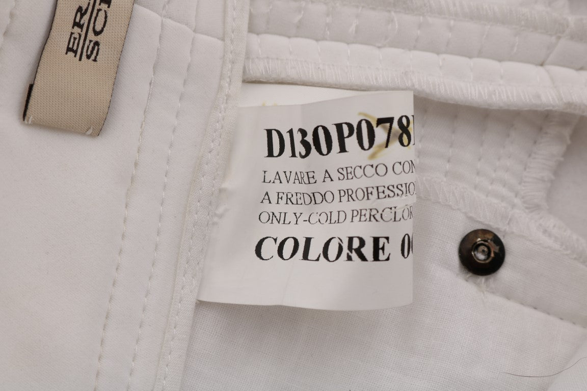 Ermanno Scervino White Casual Pants for Women additional view