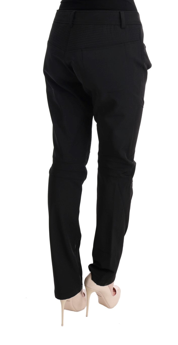 Ermanno Scervino Black Casual Pants for Women side view