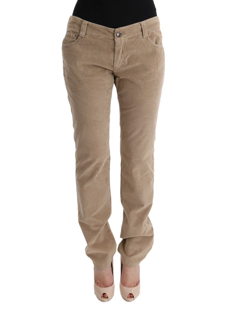 Ermanno Scervino Beige Casual Pants for Women