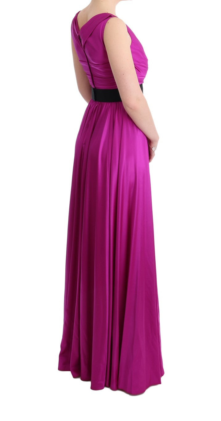 Dolce & Gabbana Pink Long Dress for Women side view