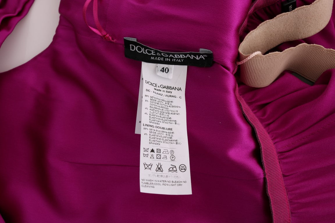 Dolce & Gabbana Pink Long Dress for Women additional view