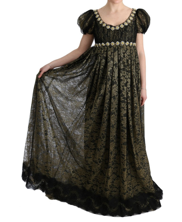 Dolce & Gabbana Black Long Dress for Women additional view