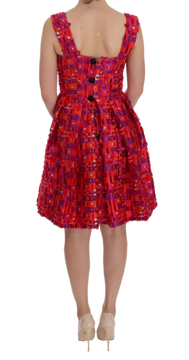 Dolce & Gabbana Pink Midi Dress for Women detail view