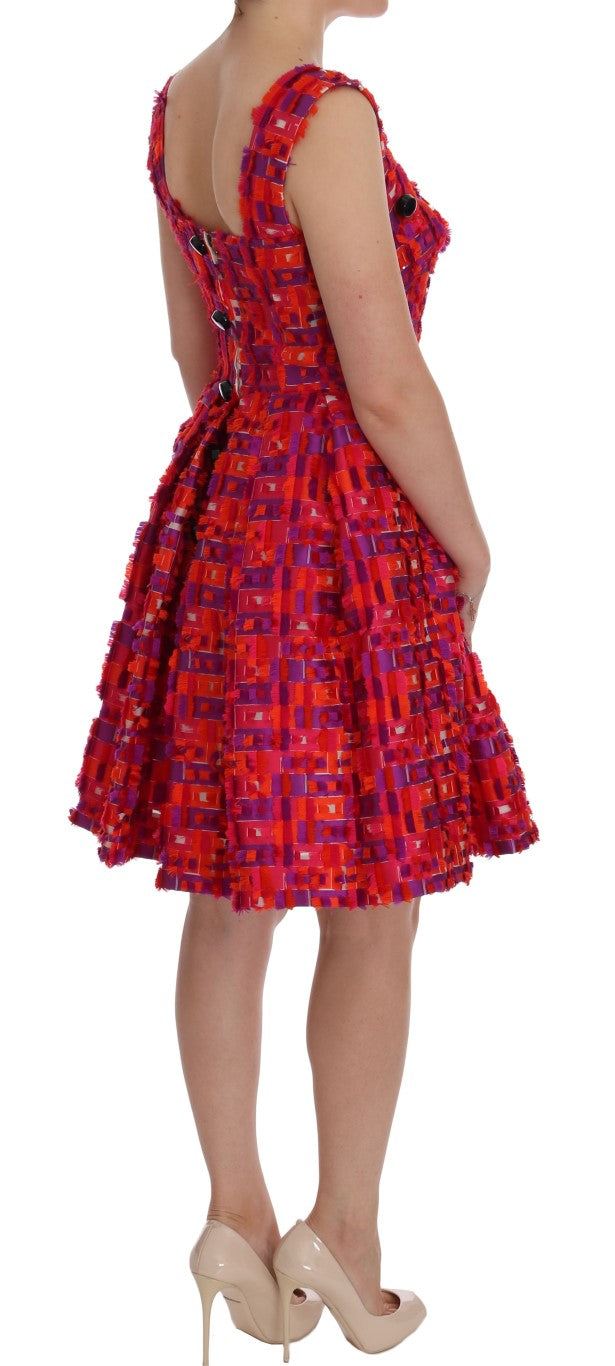 Dolce & Gabbana Pink Midi Dress for Women side view