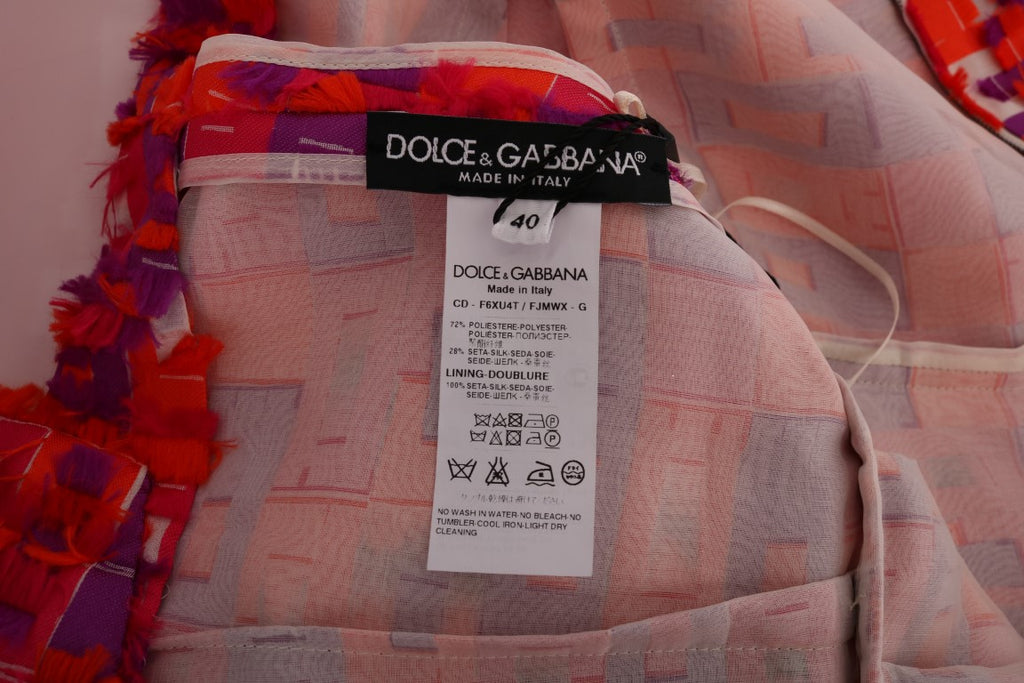 Dolce & Gabbana Pink Midi Dress for Women additional view