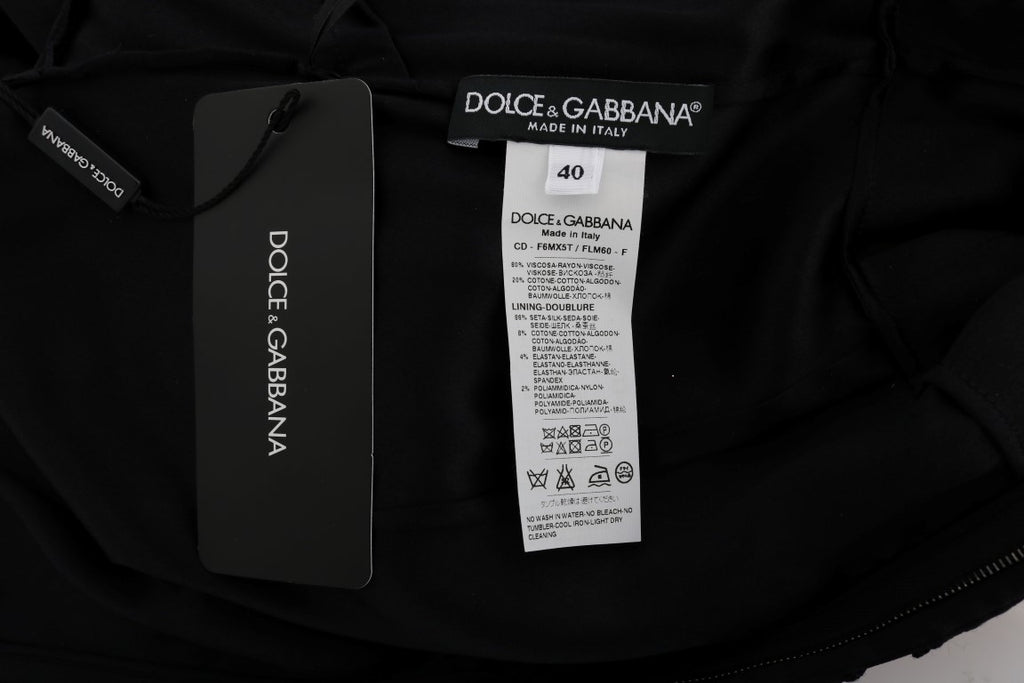 Dolce & Gabbana Black Midi Dress for Women additional view