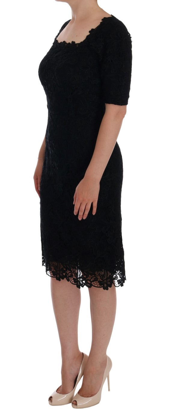 Dolce & Gabbana Black Midi Dress for Women alternate view