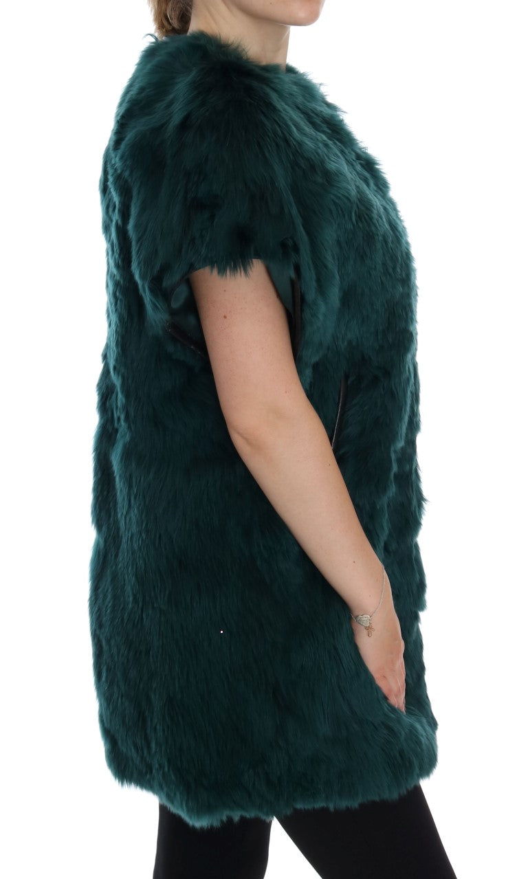 Dolce & Gabbana Green Cloaks for Women side view
