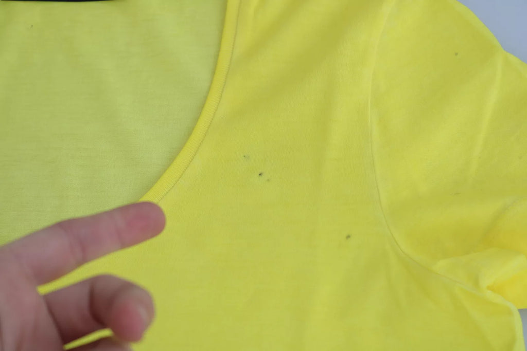 Haut chemise chemisier Dsquared² jaune à manches courtes et col rond