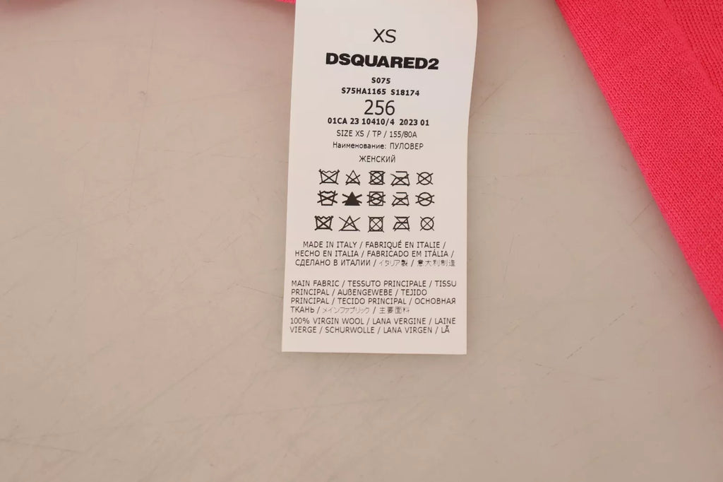 Dsquared² Pink Turtleneck for Women additional view