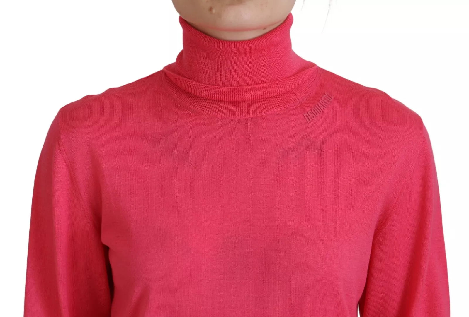 Dsquared² Pink Turtleneck for Women detail view