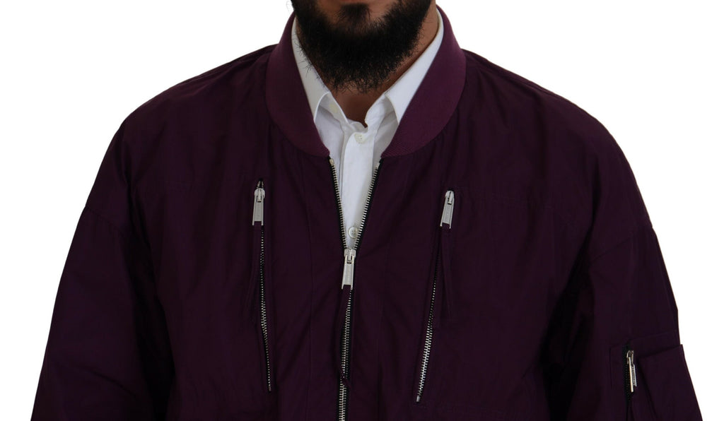 Dsquared² Purple Bomber for Men side view