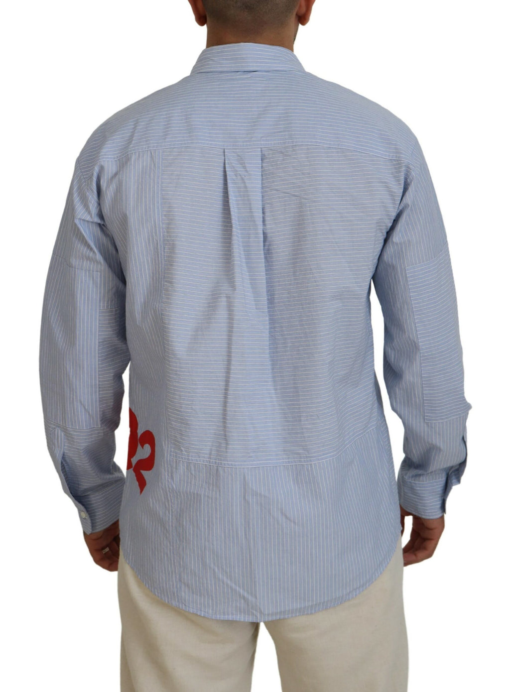 Dsquared² Blue Dress Shirt for Men detail view