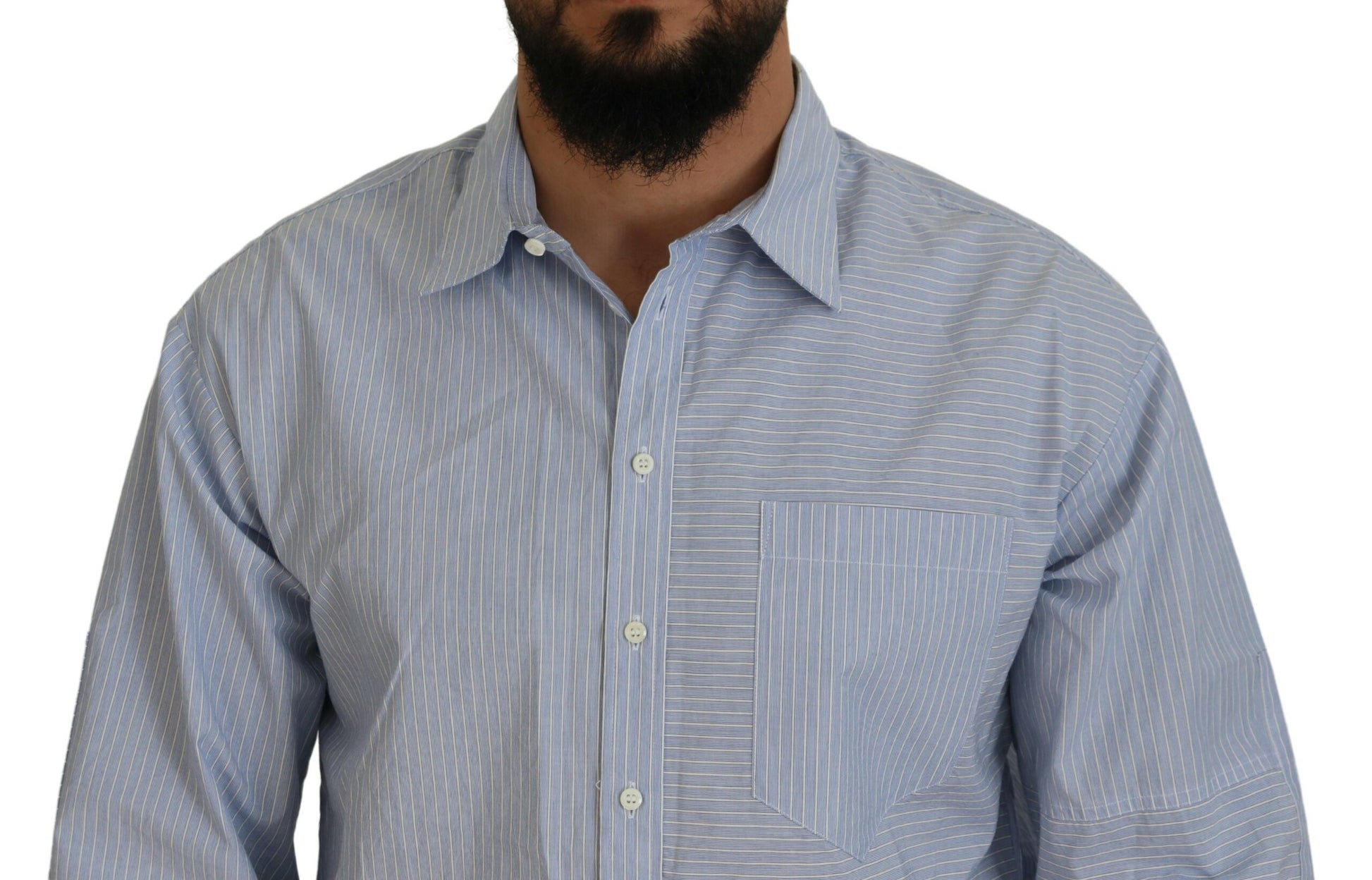 Dsquared² Blue Dress Shirt for Men side view