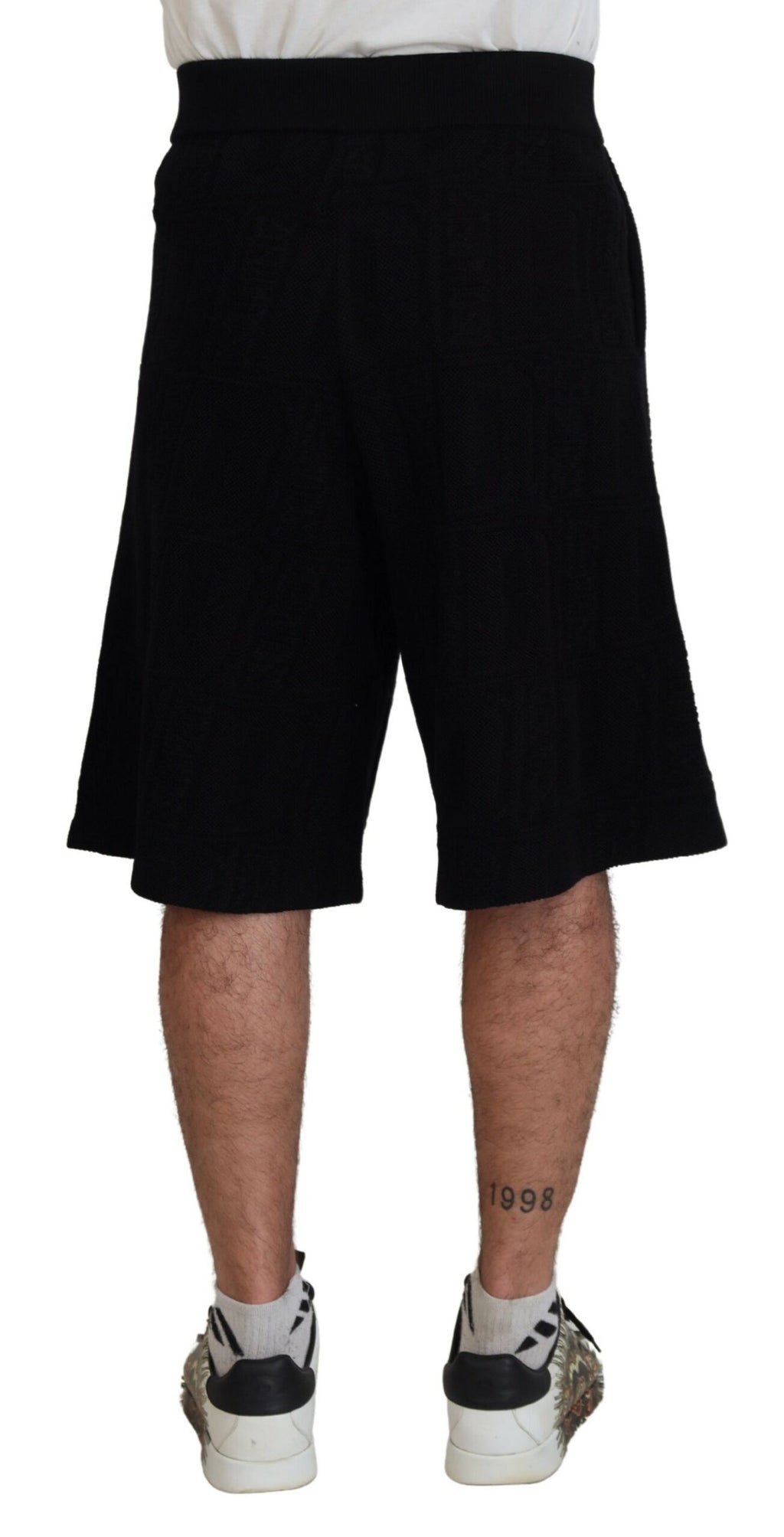 Dsquared² Black Bermuda for Men detail view