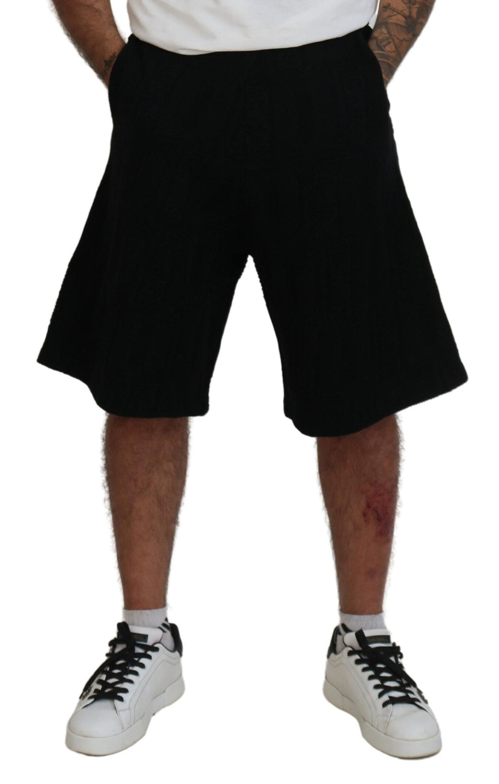 Dsquared² Black Bermuda for Men side view
