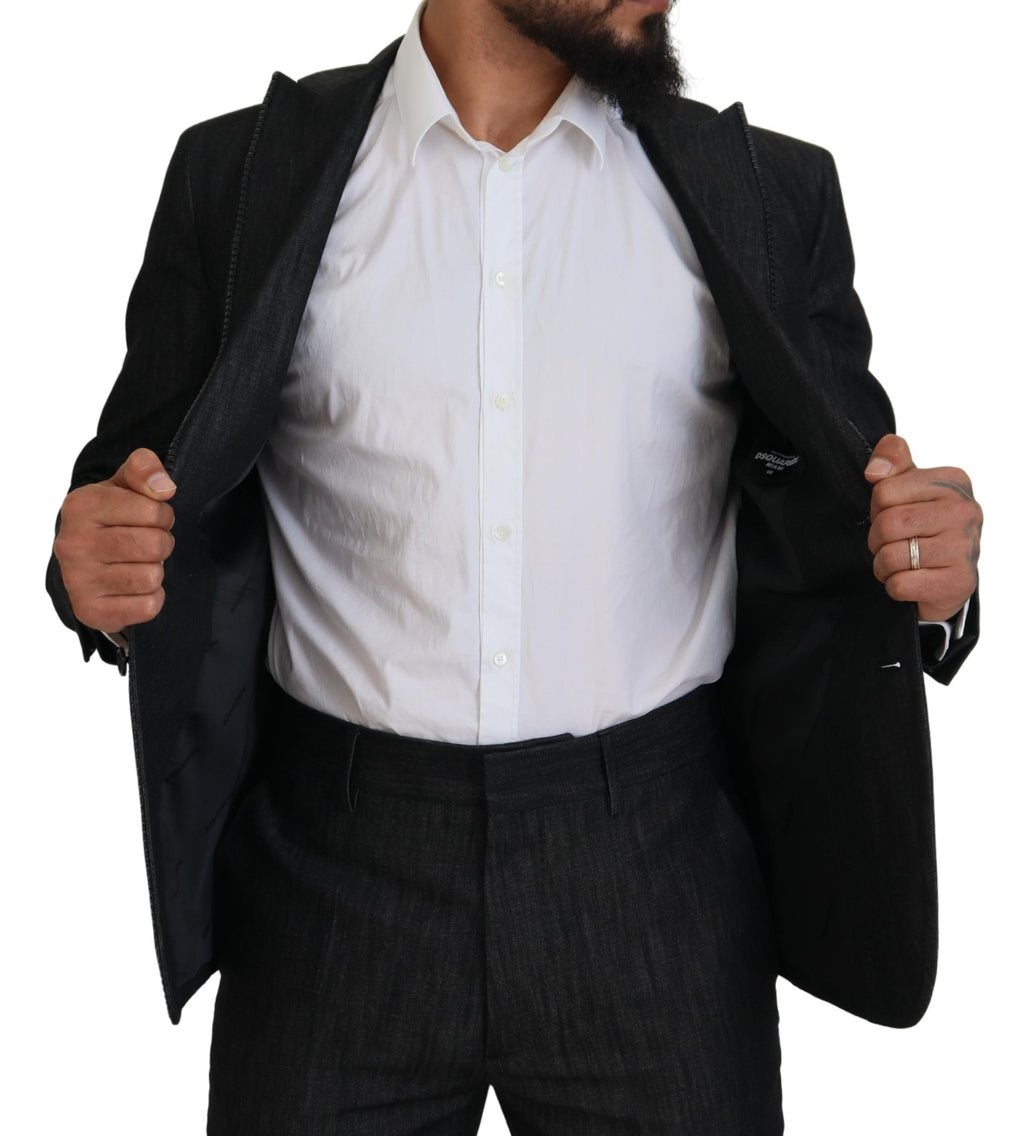 Dsquared² Black Two Piece Suits for Men additional view