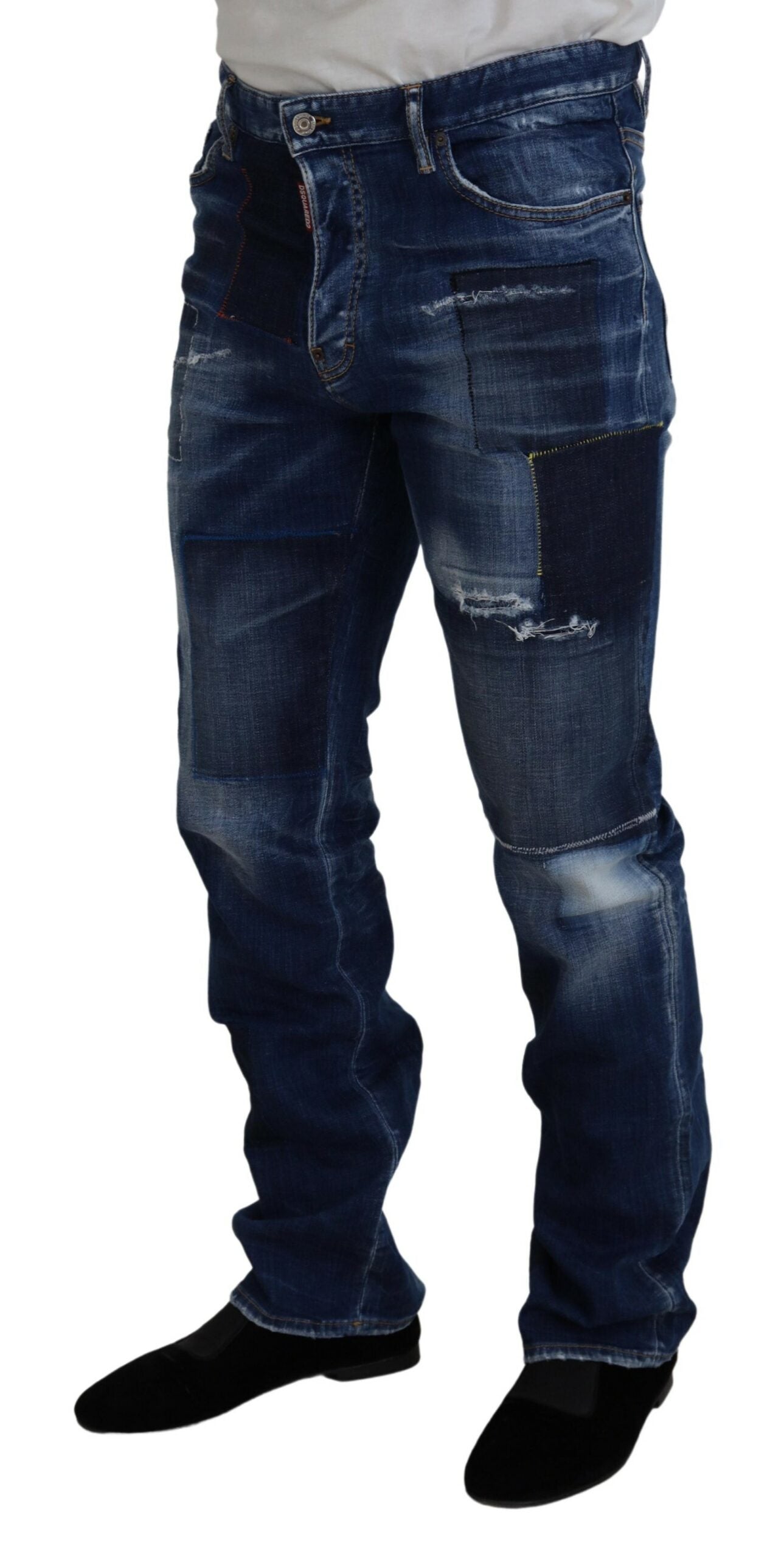 Dsquared² Blue Straight Leg Jeans for Men alternate view