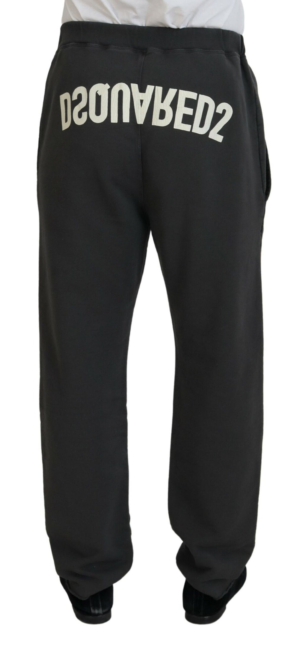 Dsquared² Grey Casual Pants for Men detail view