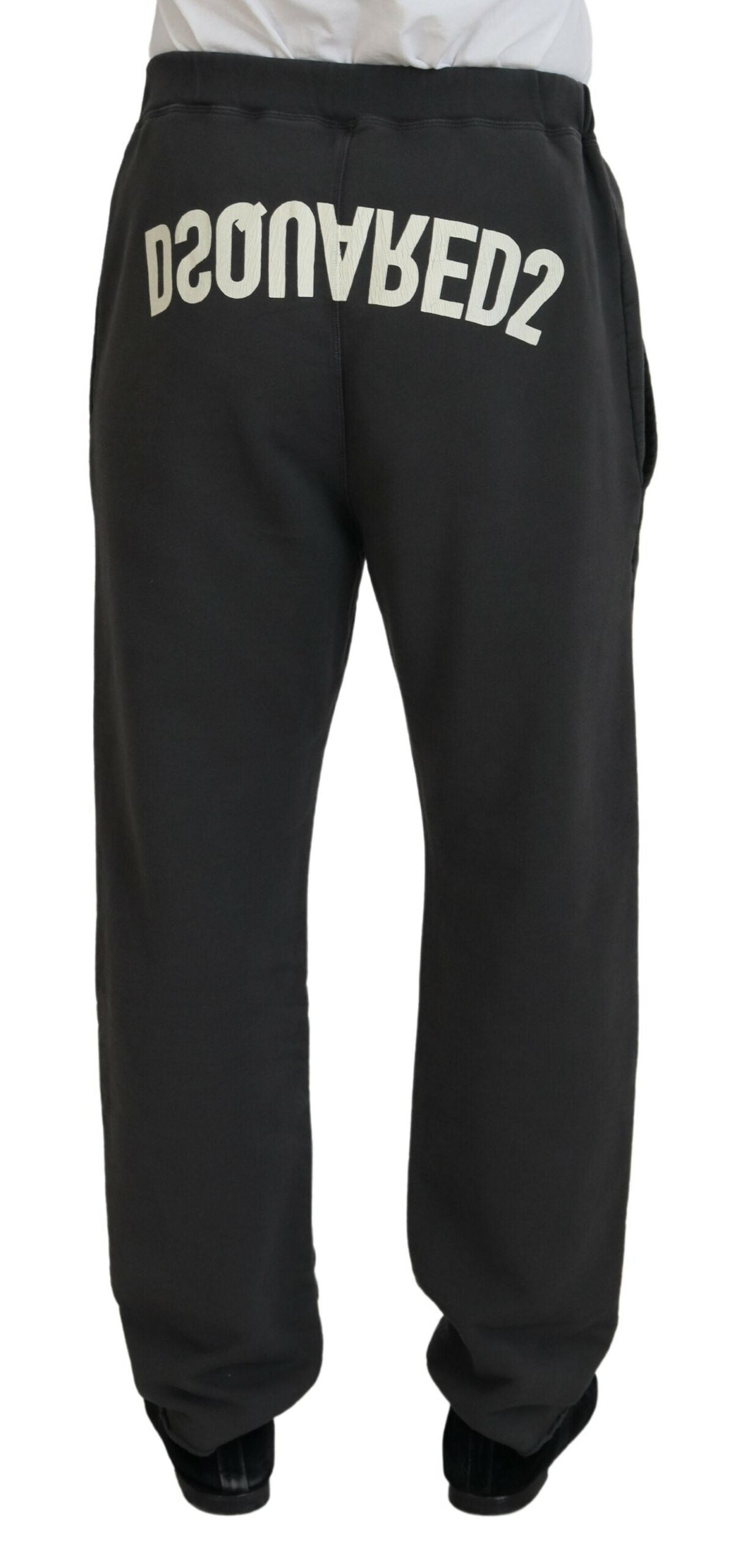 Dsquared² Grey Casual Pants for Men detail view