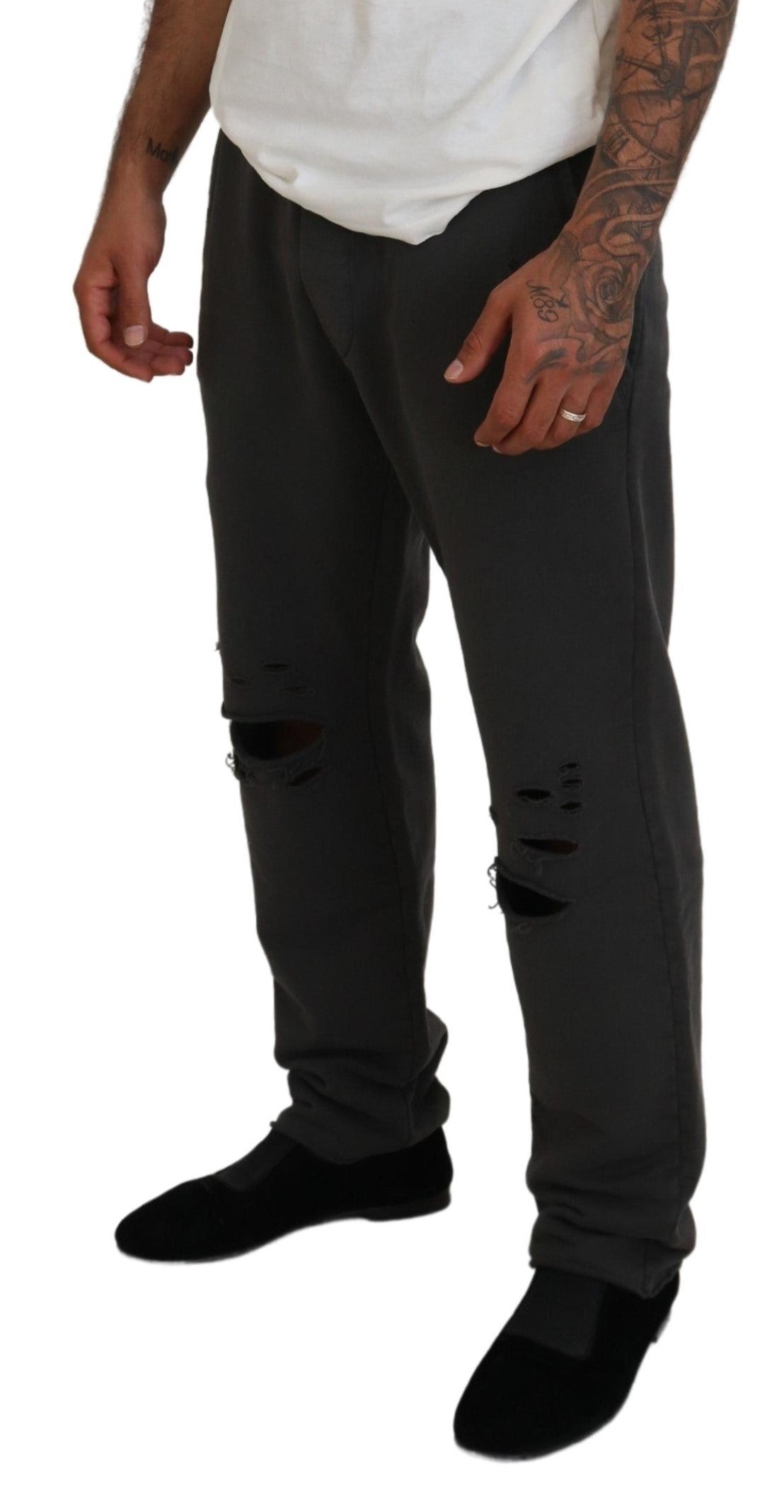 Dsquared² Grey Casual Pants for Men side view