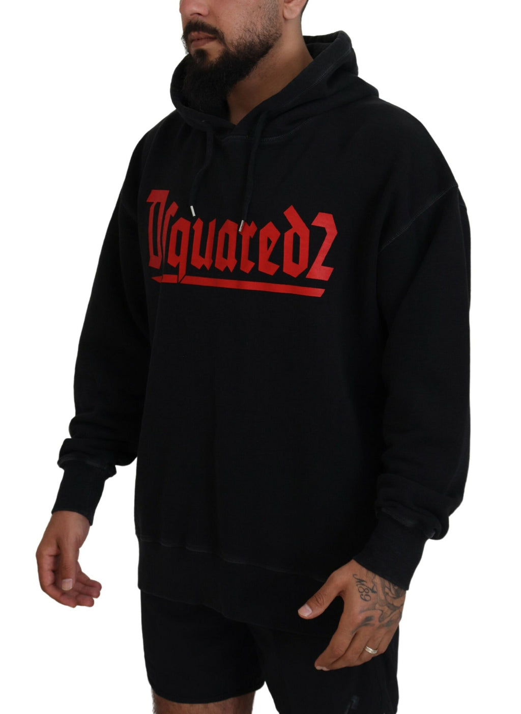Dsquared² Black Hoodie for Men alternate view