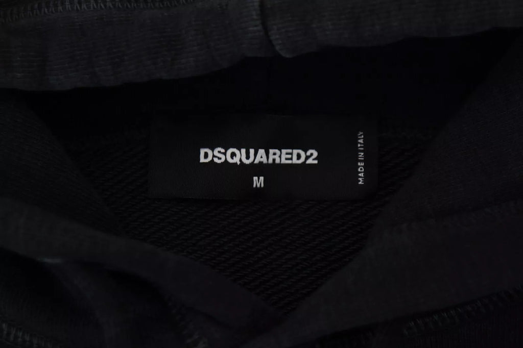 Dsquared² Black Hoodie for Men additional view