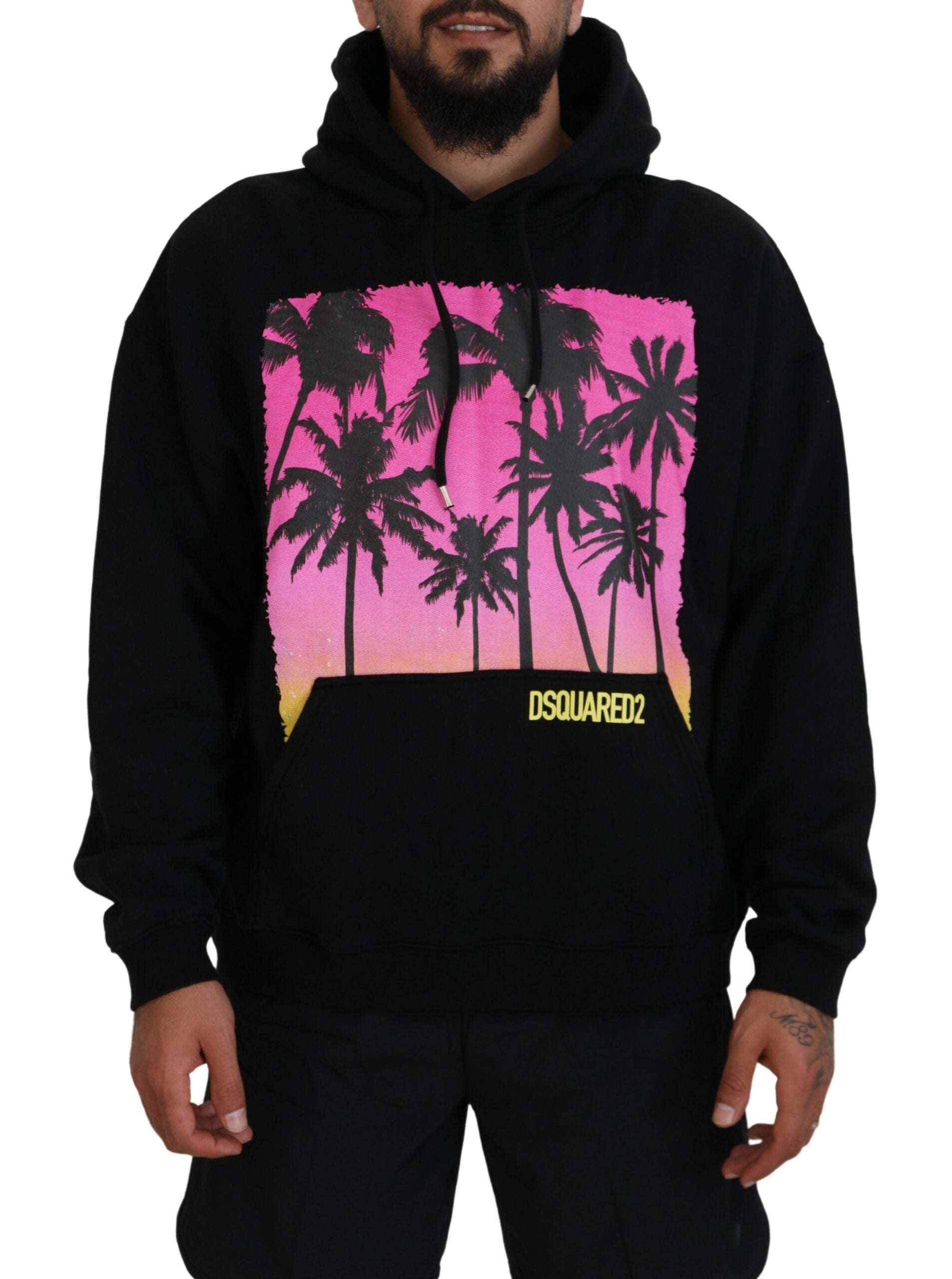 Dsquared² Black Hoodie for Men