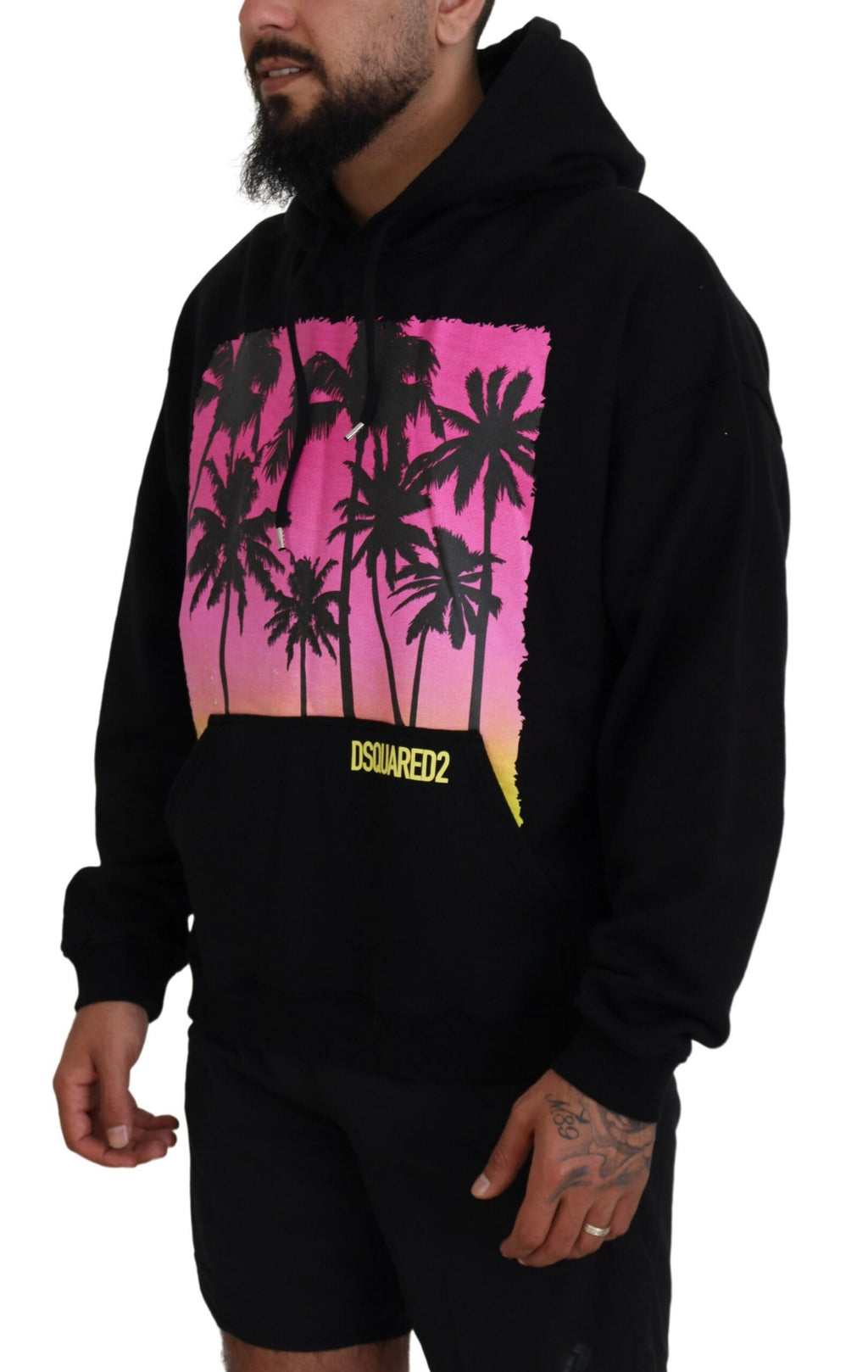 Dsquared² Black Hoodie for Men alternate view